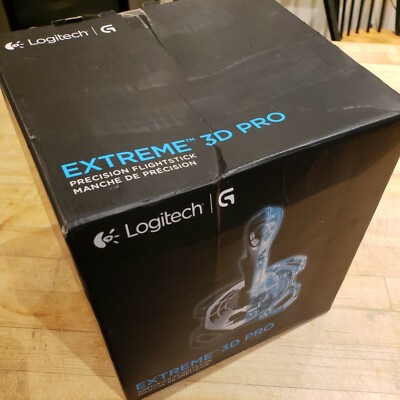 LOGITECH Extreme 3D Pro flightstick sealed scuffed box