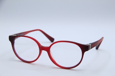 NEW BAARS MAYA C04M MATTE BURGUNDY AUTHENTIC FRAMES EYEGLASSES 53-17