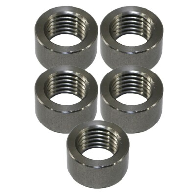 5 Pack Threaded Bushing For Weight Jack 1'' Thread 1-3/8'' Diameter Weldable