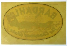 uncommon BARDAHL THE CHAMPION'S CHOICE Hydroplane reverse peel-off sticker 0