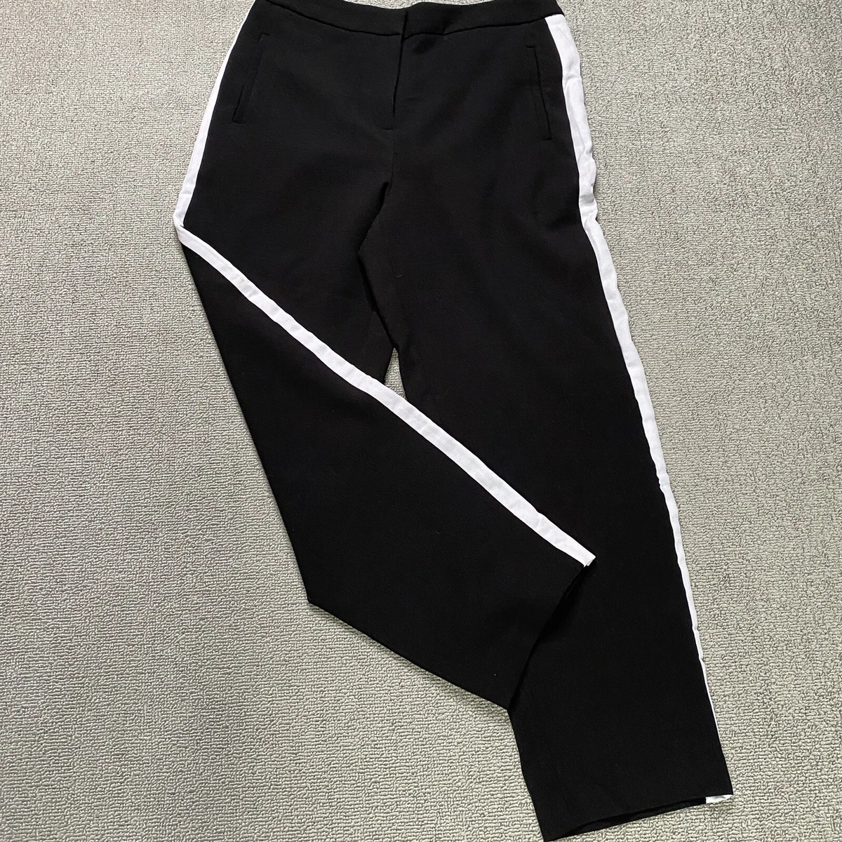 Black and white pants forever 21 sales