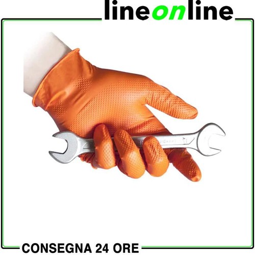 Guanti in nitrile monouso full grip Reflexx N85 senza polvere - Foto 3 di 3