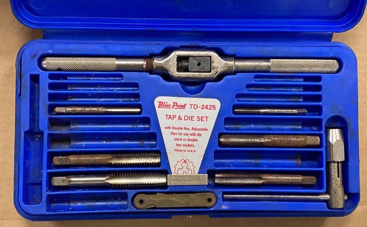 BLUE-POINT TD-2425 TAP & DIE SET- USED. | eBay