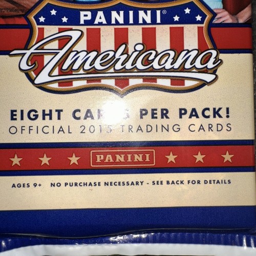 2015 Panini Americana cards 2 Sealed pack 8 Cards Pack Lk đŸ‘€Material Signature - Picture 3 of 7