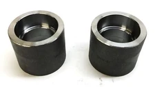 Smith Cooper Steel 1-1/4 inch Socket Weld Half Coupling FFSC114G [Lot of 2] NOS