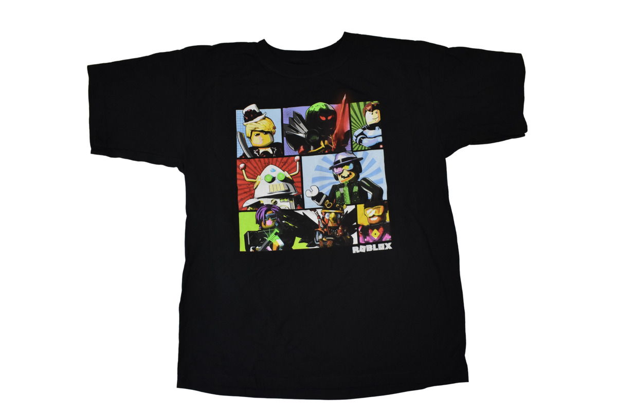 Roblox Youth Boys Black Tee Shirt New M