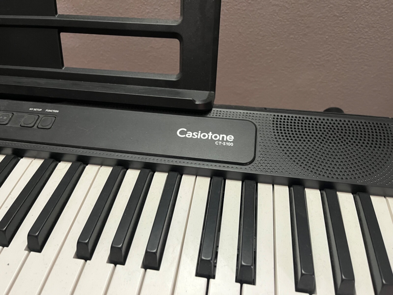 pianola casiotone CT-S100 con microfono da registrazione foto 2
