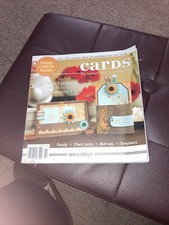 Cards Specialty Magazine Book November 2008 Papercrafting Card Making Idea Book