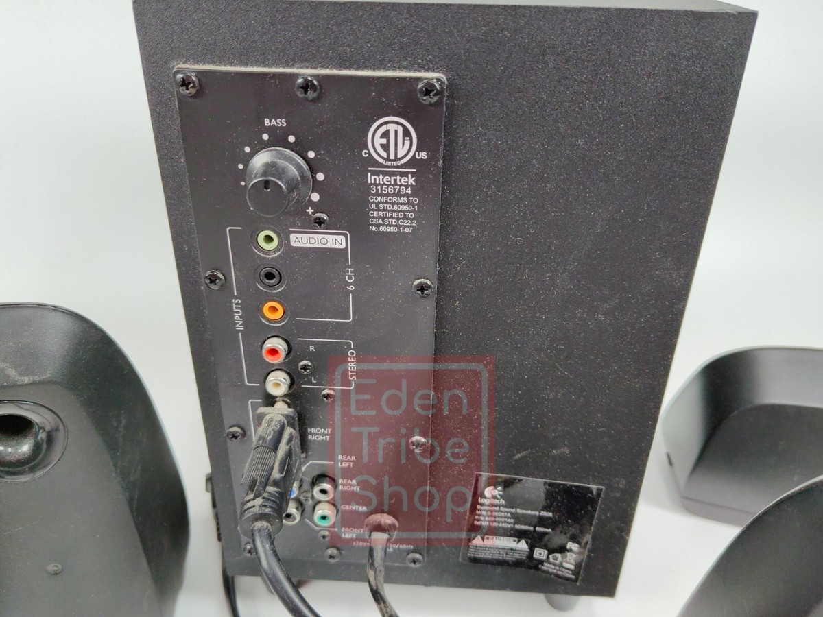 Logitech Z506 5.1 Surround Sound Computer Speaker System 6 Piece