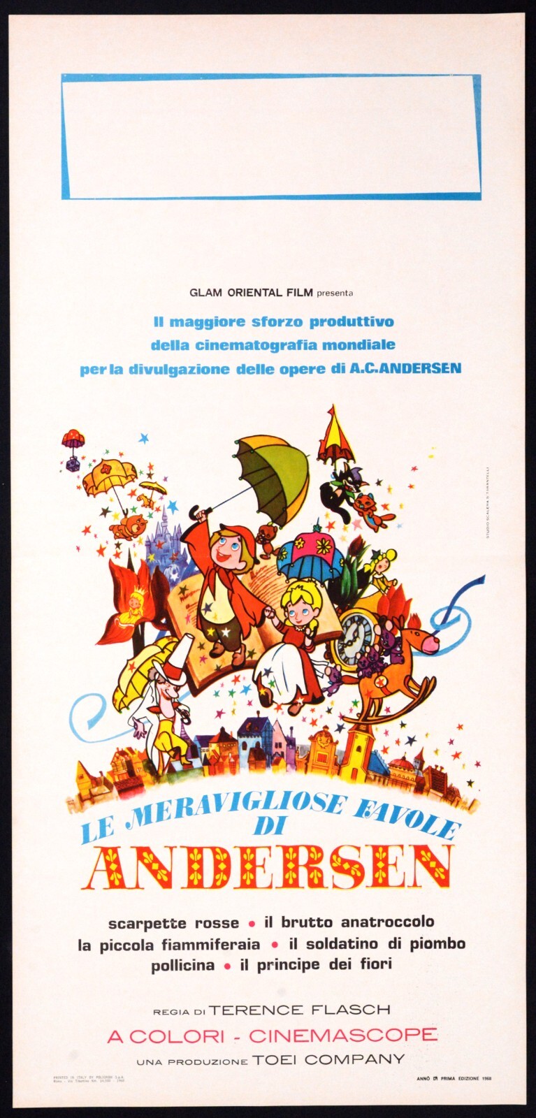 Locandina originale film Favole (1997) - Regia di Charles Sturridge