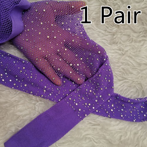 Bling Sexy Fishnet Hold Up Stockings 1Pair Summer Mesh Coloured  Stockings Tight - Picture 19 of 22
