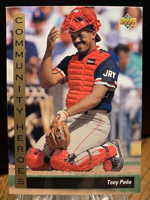 1993 Upper Deck Community Heroes #33 Tony Pena Boston Red Sox