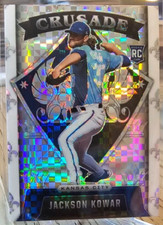 2022 Panini Chronicles Crusade Building Blocks Prizm Jackson Kowar RC #12 Royals