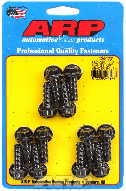 LQ4 LS1 LS2 LS3 Header Exhaust Manifold Bolts (1/4" FLA) 12PT 8470