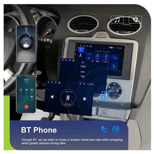 4+64GB Android 15 Carplay Autoradio GPS 7" Für Ford Focus C S Max Transit Fiesta - Bild 8 von 20