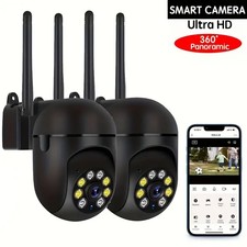 2PCS 5G Wifi Camaras De Seguridad Exterior Inalambrica Con Vision Nocturna 1080P