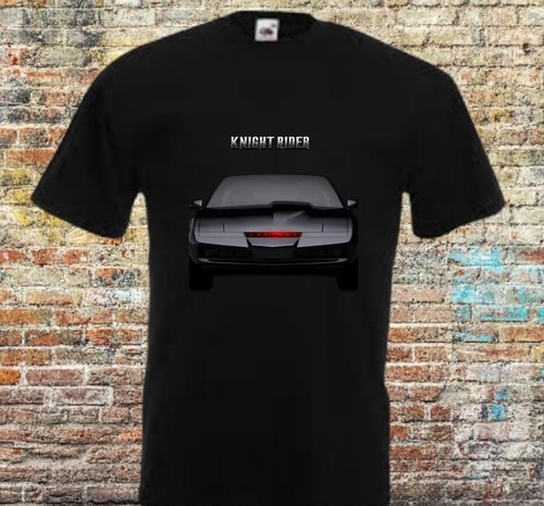MAN & WOMAN - T-SHIRT - PRINT - SHIRT - KNIGHT RIDER - KITT - FREIZEIT SHIRT