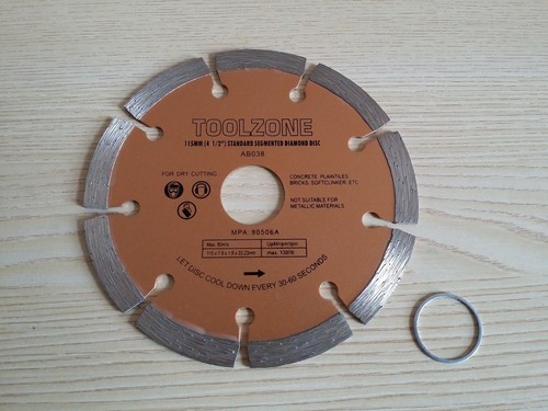 4.5 9 12" 115 230 300mm Dry Diamond Angle Grinder Cutting Disc Blades Masonry - Picture 2 of 4
