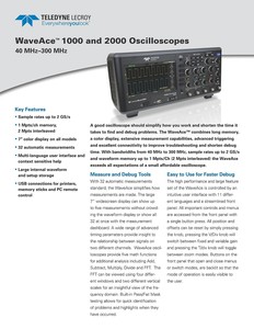 LECROY WAVEACE 2034, OSCILLOSCOPE, 4CH, 300MHZ, | eBay