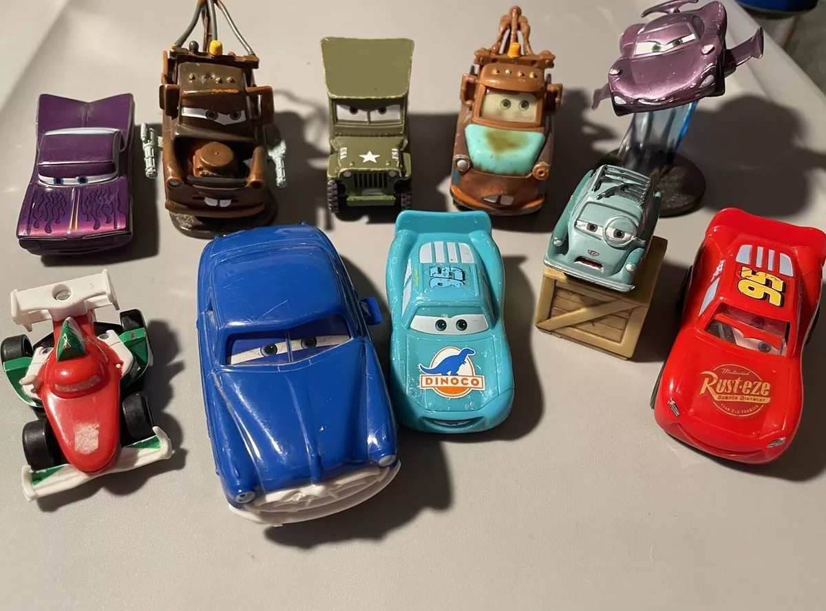 Disney Pixar Cars World Grand Prix Character Race Cars Plastic