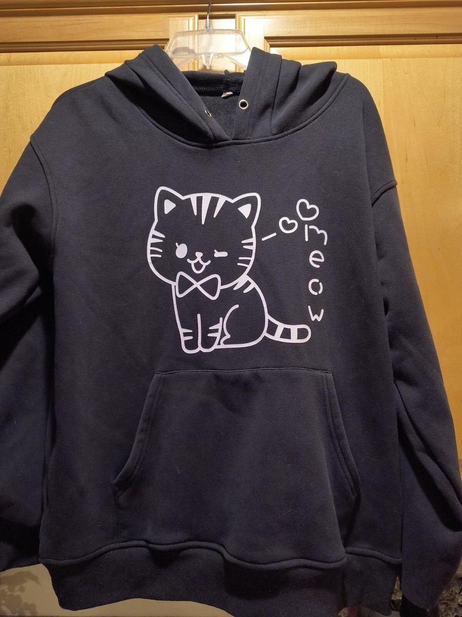 Black Kitten Cat sweatshirt 