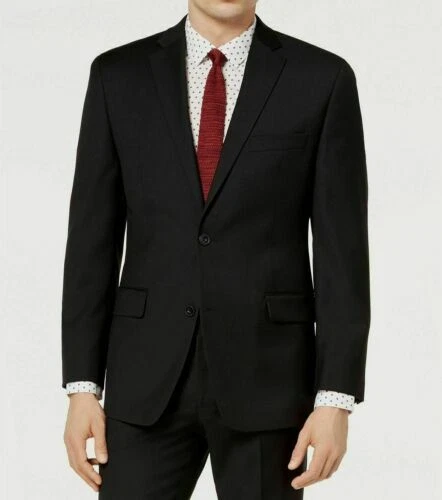 Michael Kors Cappotto sportivo elasticizzato da uomo nero vestibilità classica softair 42S yja0622r