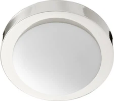 Quorum International 3505-9 Nickel 9"W Flush Mount Bowl Ceiling Fixture