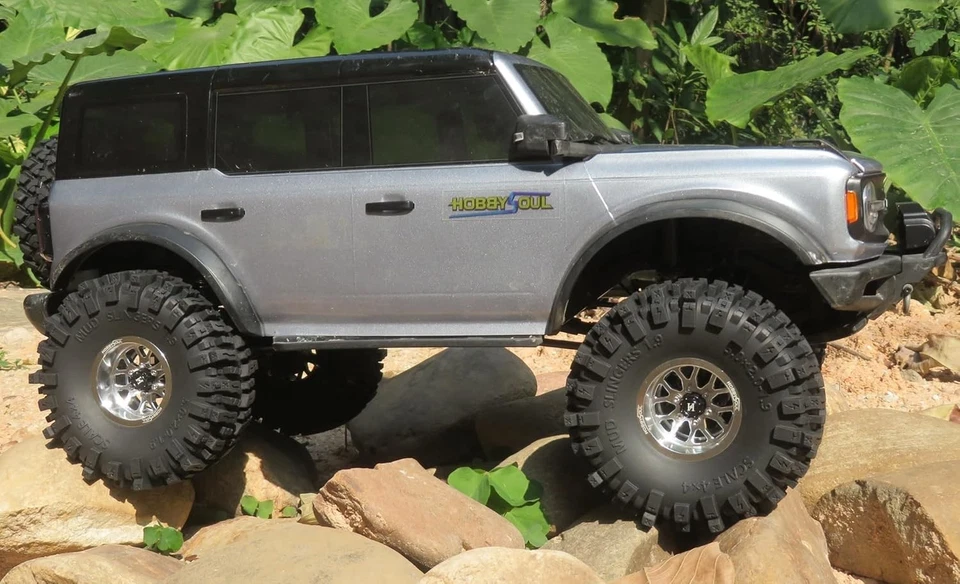 Ruedas Beadlock 4 piezas 1,9 - llantas de desplazamiento negativo de 10,5 mm de ancho 33 mm para TRX4 SCX10 Foto 3 de 4