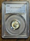1962 Silver Roosevelt Dime PCGS MS66 Full Bands Beautiful Coin Free US Shipping