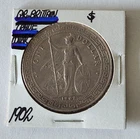 GREAT BRITAIN Trade Dollar 1902 - Silver 0.9 - Queen Victoria - AU - No Reserve.