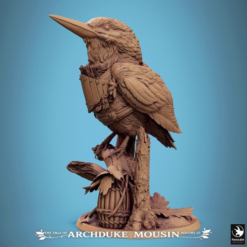 3D Miniature Kingfisher Variations Mousin Range by Rescale rpg dnd pathfinder - Picture 4 of 19