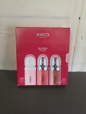 KIKO MILANO Glossy Lip Set Plumping Effect Hydrating Lip Gloss Pink Red Brown