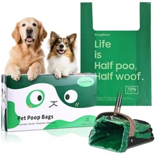 60 Count Extra Large Dog Poop Bags for A&H Swivel Bin Pooper Scooper, Pet Was...