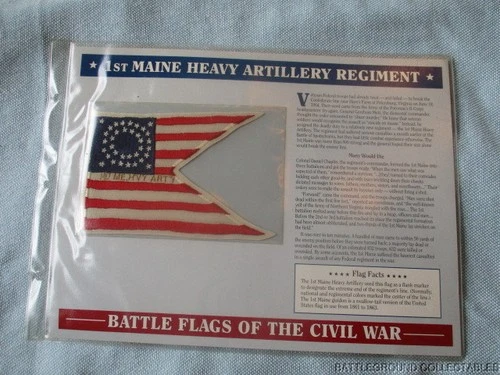 WILLABEE & WARD HISTORIC BATTLE FLAGS OF THE CIVIL WAR 1ST MAINE ARTILLERY PAGE