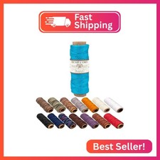 Craft County 100 Hemp Cord Spools   205 ft 62.5m Crafting Cord with a Polishe