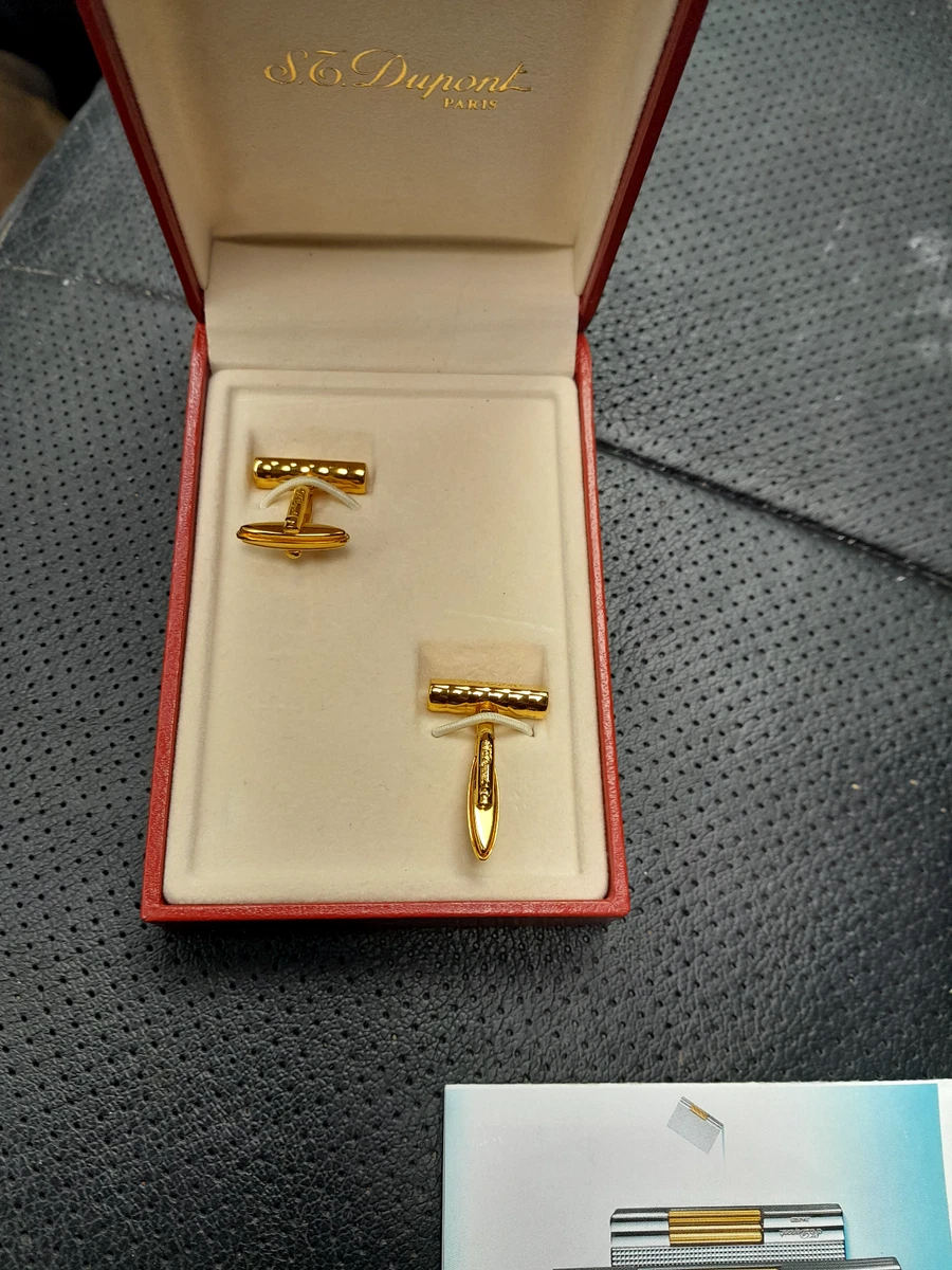S.T. Dupont カフリンクス ゴールド/シルバー Dupont Cufflinks for Men for sale | eBay