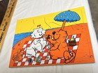 Vintage 1982 Heathcliff Sonja Proposal Board Puzzle Complete McNaught SYND. — photo 1