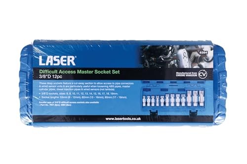 Laser 8384 Set Bussole per Accesso Difficile 3/8" 12 Pezzi | Offerta - 4