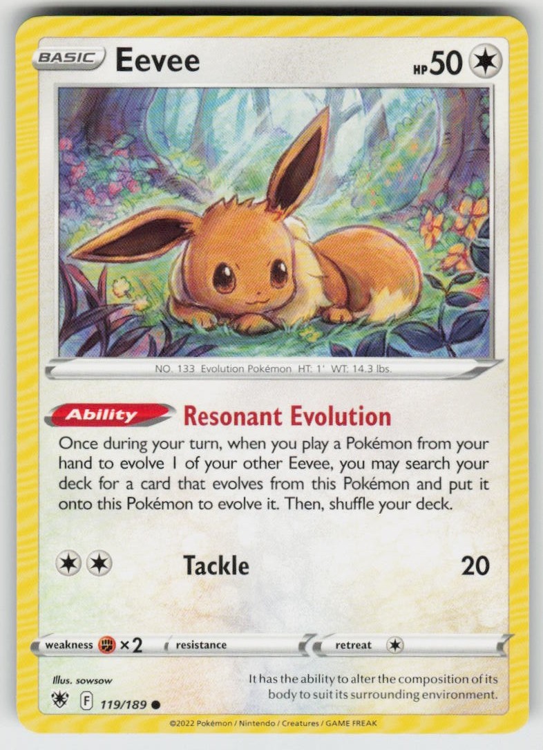 Eevee 119/189 Common SWSH10: Astral Radiance