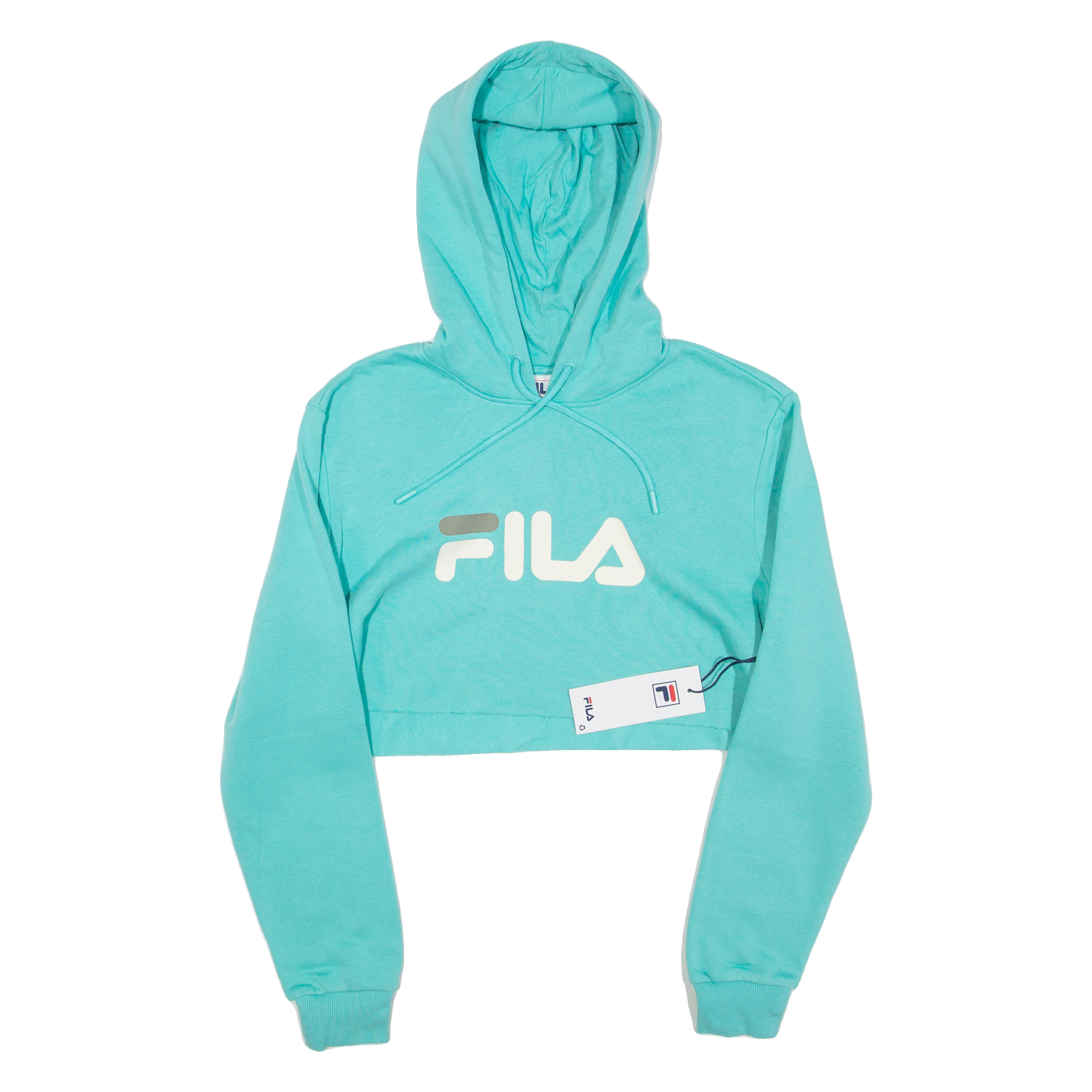Felpa con cappuccio FILA Cropped donna blu S