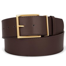 Wide Leather Waist Belts for Dresses Pants Fashion Leather Waistband for with...