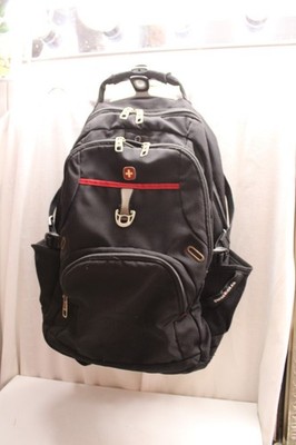 Swiss Gear SA3183 Black with Red Laptop Backpack - Fits Most 15 Inch Laptops