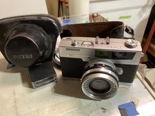 PETRI 7S 35mm Film Rangefinder Camera Lens 1.8 45mm UnTested For Parts