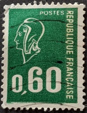 France 1974 0.60Fr Marianne phosphor right SG1904ap used stamp