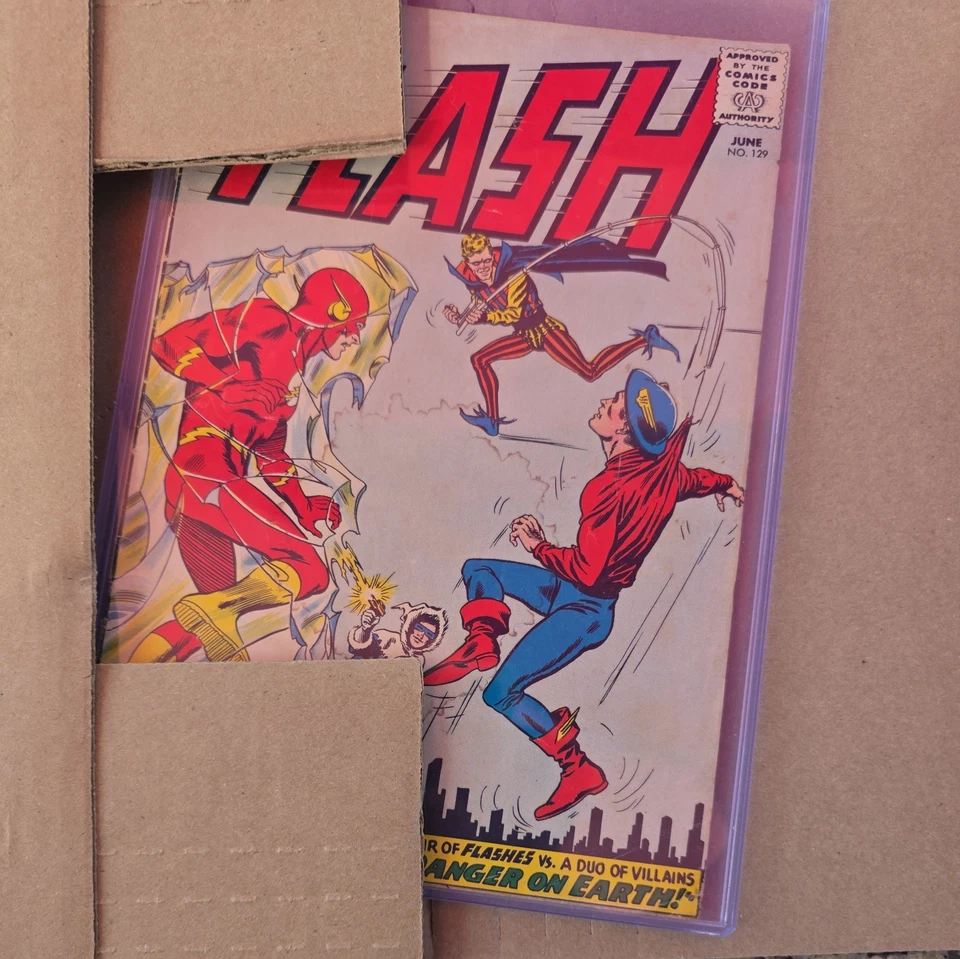 The Flash #129 Comic Book 2nd Golden Age Flash Crossover, 1st Silver Age - Image 3 of 3