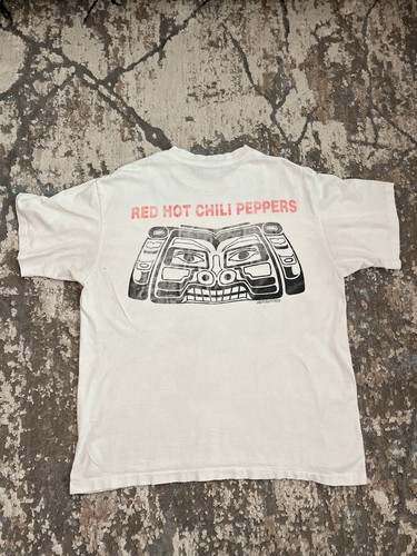 Tee-shirt imprimé 'Red Hot Chili Peppers' manches courtes - Blanc - Homme - 7.80