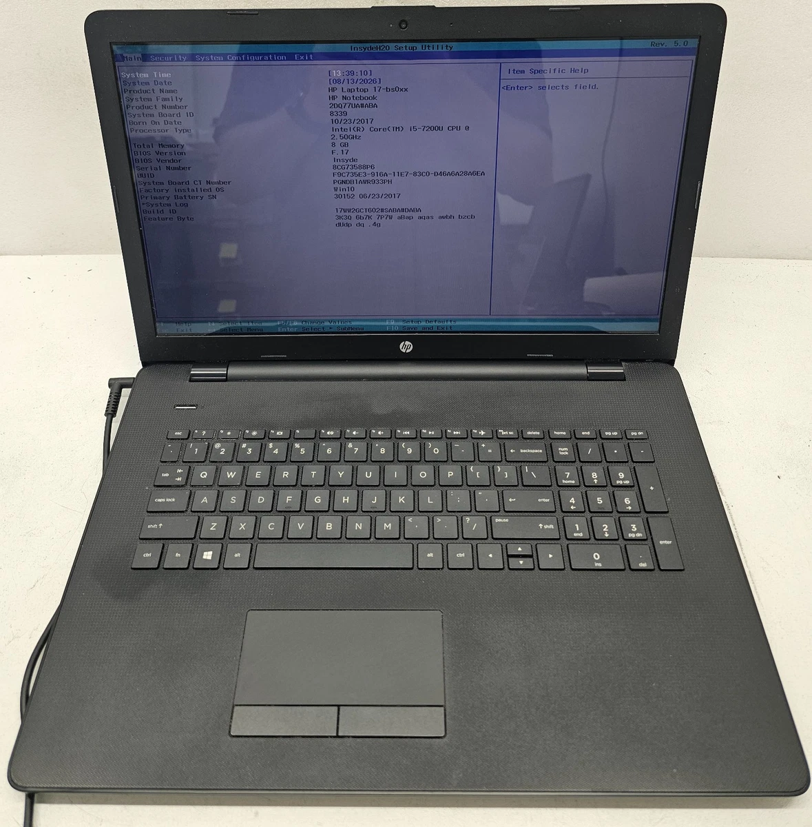 D-17/第七世代i5/12GB/SSD256GB Intel Core i5 7th Gen. More than 17 in Screen Notebooks/Laptops