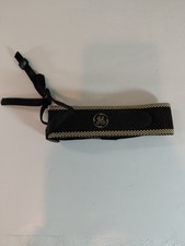 GE Black Beige Camera Neck Shoulder Strap with Padded Pad Adjustable Quick