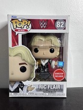 Funko POP! WWE Ric Flair With Pin Diamond Glitter #82 GameStop Exclusive Dmg Box