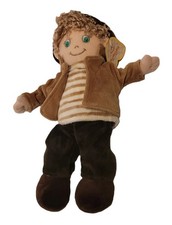 Aurora Boy Rag Doll 31cm Soft Plush Toy Children's Green Eyed Blonde Cuddly Doll